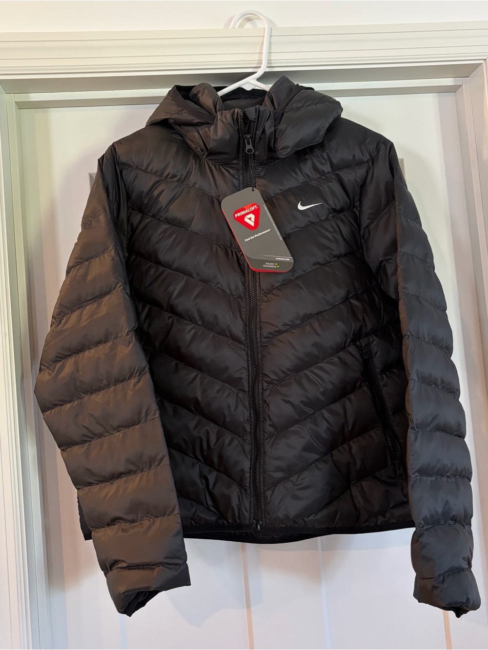 Women’s Quilted Nike Puffer Hooded Jacket
